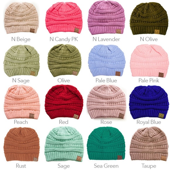 CC knit beanie - Picture 4 of 8